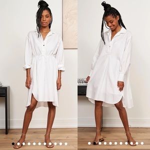 NWT La Ligne Franca Shirt Dress Size Small